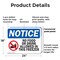 Signmission No Food Or Drink Allowed In, 24 in W x Rectangle, Plastic OS-2PACK-NS-P-1824-L-14573 - alternate 2